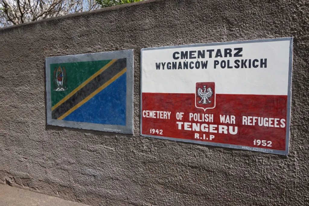Tengeru Polish cemetery Tanzania